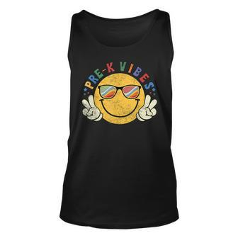 Pre-K Vibes Happy Face Smile Back To School Tank Top - Seseable