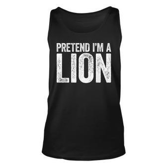 Pretend I'm A Lion Matching Costume Tank Top | Mazezy
