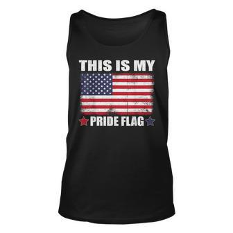 This Is My Pride Flag Us American 4Th Of July Patriotic Patriotic Tank Top | Mazezy