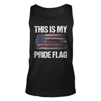 This Is My Pride Flag Usa American 4Th Of July Patriotic Day Tank Top | Mazezy