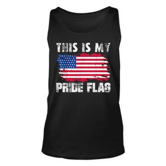 This Is My Pride Flag Usa American 4Th Of July Patriotic Day Tank Top | Mazezy