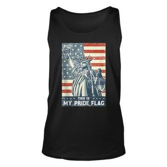 This Is My Pride Flag Usa American 4Th Of July Patriotic Patriotic Tank Top | Mazezy
