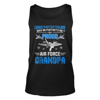 Pride Military Proud Grandpa Air Force Tank Top | Mazezy