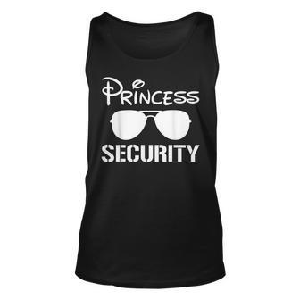Princess Security Funny Birthday Halloween Party Design Unisex Tank Top - Thegiftio UK