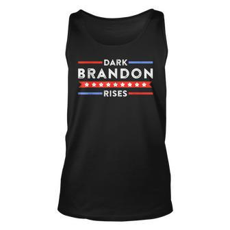 Pro Biden Dark Brandon Rises Dark Brandon Is Rising Usa Flag Unisex Tank Top - Monsterry