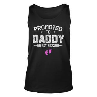 Promoted To Daddy Its A Girl 2023 New Dad Fathers Day Tank Top | Mazezy