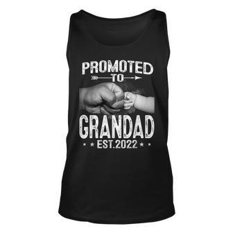 Promoted To Great Grandad 2022 Fathers Day First New Grandpa Grandpa Tank Top | Mazezy CA