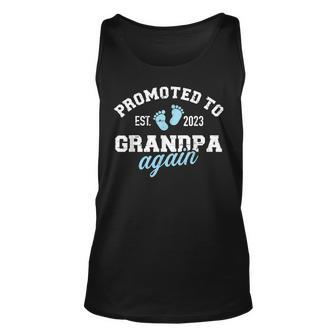 Promoted To Great Grandpa Again 2023 Great Grandfather To Be Tank Top | Mazezy