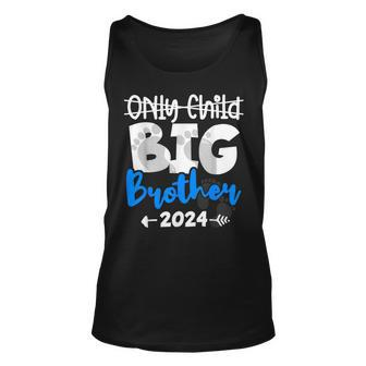Promoted To Big Brother Est 2024 Only Child Expires Kids Unisex Tank Top | Mazezy