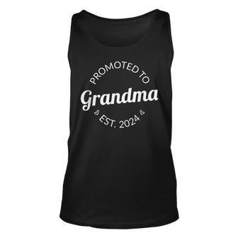 Promoted To Grandma 2024 Future Soon To Be New Grandma 2024 Unisex Tank Top - Seseable