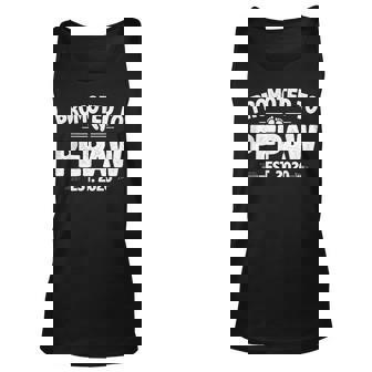 Promoted To Pepaw Est 2020 Outfit First Father Papa Gifts Unisex Tank Top | Mazezy