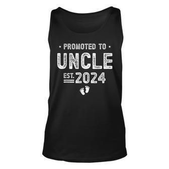 Promoted To Uncle 2024 Soon To Be Uncle Unisex Tank Top - Monsterry AU