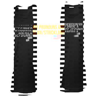 My Pronouns Are Sean Strickland Apparel Tank Top | Mazezy
