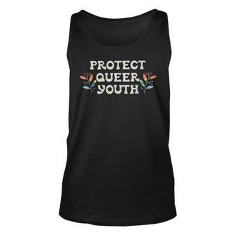 Protect Queer Youth Protect Trans Kids Trans Pride Month Unisex Tank Top | Mazezy