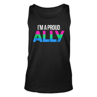 Proud Ally Poly Flag Lgbt Pride Flag Polyamorous Gay Lesbian Tank Top | Mazezy