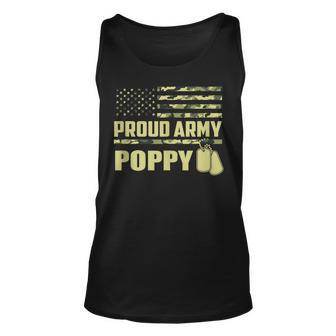 Proud Army Poppy Military Pride Unisex Tank Top | Mazezy