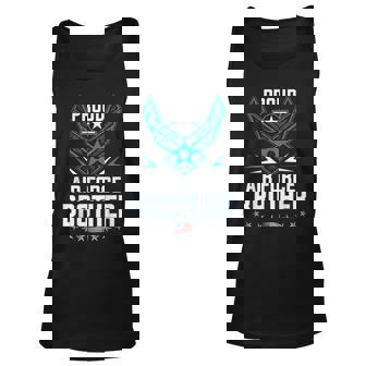 Proud Brother Us Air Force Stars Air Force Family Party Unisex Tank Top | Mazezy