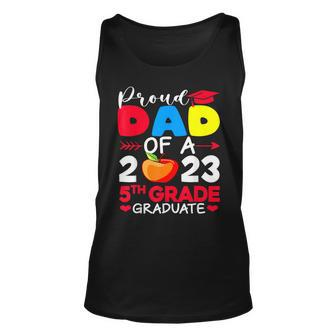 Proud Dad Of 2023 5Th Grade Graduate Fathers Day Graduation Tank Top | Mazezy