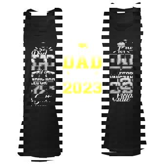 Proud Dad Of 2023 Valedictorian Cute Class 2023 Graduate Unisex Tank Top - Thegiftio