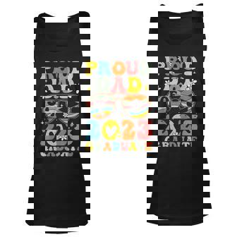 Proud Dad Of A Class Of 2023 Graduate Senior Graduation Gift For Mens Unisex Tank Top - Thegiftio