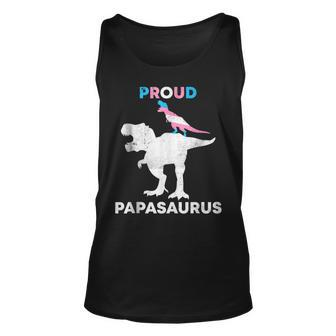 Proud Dad Of Trans Lgbt Pride Month Daddy Transgender Unisex Tank Top | Mazezy