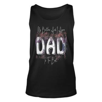 Proud Dad Of Twins Dad Is The Best Father Day From Son Tank Top | Mazezy