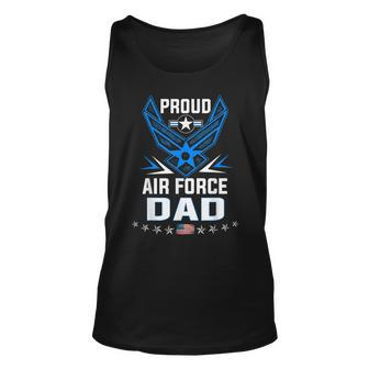 Proud Dad Us Air Force Stars Air Force Family Party Gift Unisex Tank Top | Mazezy