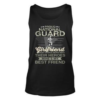 Proud National Guard Girlfriend Coast Guard Unisex Tank Top | Mazezy