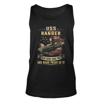 Proud Of Uss Ranger Cv61 Unisex Tank Top | Mazezy