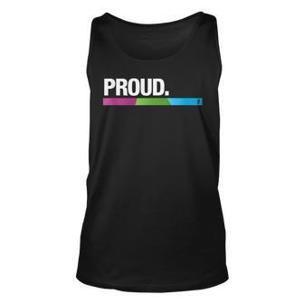 Proud Poly | Pride Merch Csd Queer Unisex Tank Top | Mazezy UK