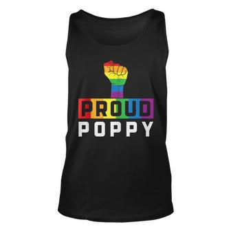 Proud Poppy Lgbt Pride Unisex Tank Top | Mazezy