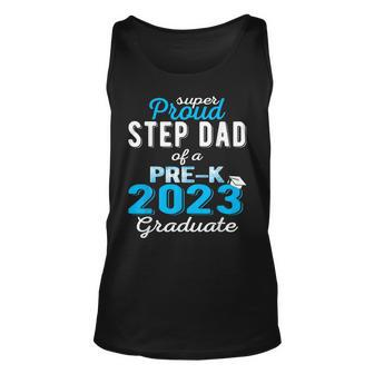 Proud Step Dad Of Pre K School Graduate 2023 Graduation Step Tank Top | Mazezy
