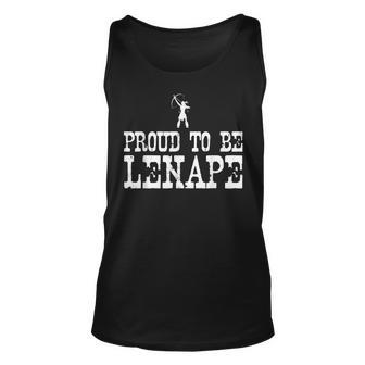 Proud To Be Lenape T - Native American Pride Unisex Tank Top | Mazezy
