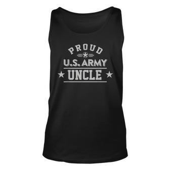 Proud Us Army Uncle Light Military Family Patriot Unisex Tank Top | Mazezy