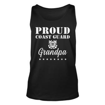 Proud Us Coast Guard Grandpa Us Military Tank Top | Mazezy