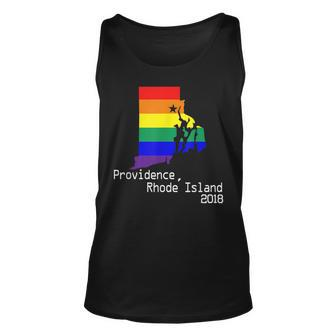 Providence Rhode Island 2018 Lgbt Pride Gay Pride Unisex Tank Top | Mazezy