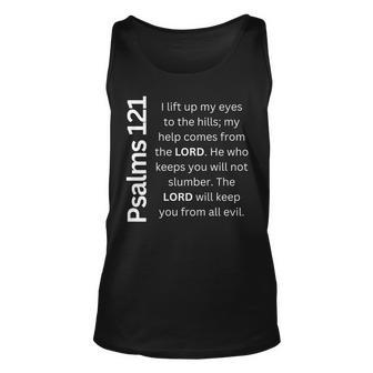 Psalms 121 My Help Comes From The Lord Unisex Tank Top | Mazezy