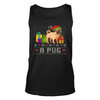 Pug Dog Ugly Christmas Sweaters Tank Top - Monsterry AU