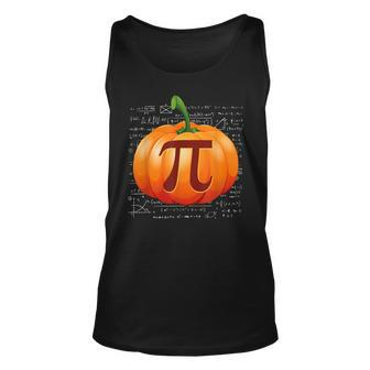 Pumpkin Pie Math I Halloween Thanksgiving Pi Day Halloween Tank Top | Mazezy