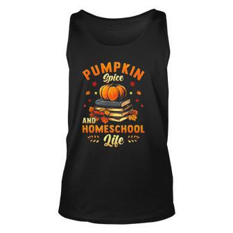 Pumpkin Spice And Homeschool Life Tank Top - Seseable