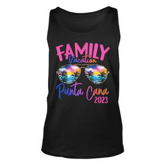 Punta Cana Dominican 2023 Sunglasses Theme Family Vacation Unisex Tank Top - Seseable