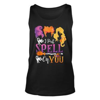 I Put A Spell On You And Now You're Mine Halloween Tank Top | Seseable CA