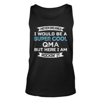 Qma Funny Qualified Medication Aide Appreciation Unisex Tank Top - Seseable