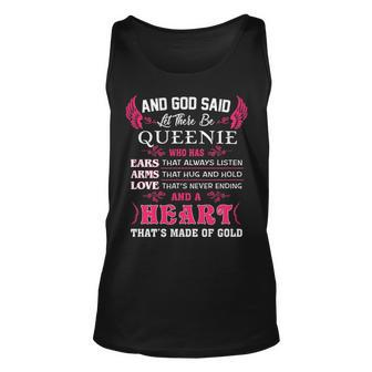 Queenie Name Gift And God Said Let There Be Queenie V2 Unisex Tank Top - Seseable