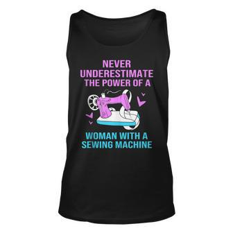 Quilting Craft Funny Sewing Quotes For A Seamstress Unisex Tank Top | Mazezy