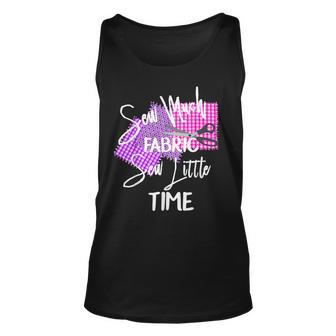 Quilting Diva Funny Sewing Fabric Quote Unisex Tank Top | Mazezy