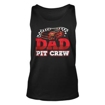 Race Car Birthday Party Racing Dad Pit Crew For Dad Tank Top | Mazezy