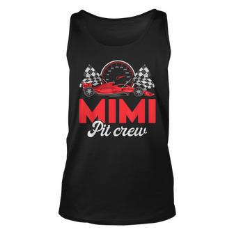 Race Car Mimi Of The Birthday Boy Mimi Pit Crew Unisex Tank Top | Mazezy CA
