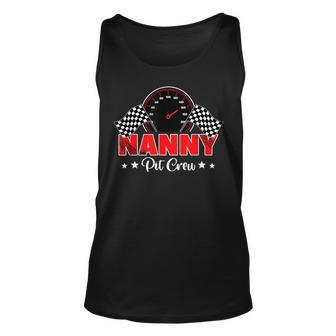 Race Car Racing Nanny Pit Crew Birthday Party Racing Tank Top | Mazezy