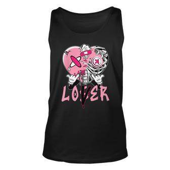Racer Pink 5S To Match Loser Lover Heart 5 Racer Blue Unisex Tank Top - Seseable